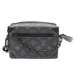 LOUIS VUITTON Soft Trunk Monogram Eclipse Black Gray Bag